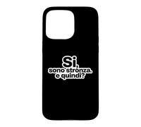 Carcasa para iPhone 15 Pro MAX Ironia Italiana Si Sono Stronza E Quindi Tipografía