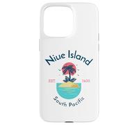 Carcasa para iPhone 15 Pro MAX Isla Niue en el Pacífico Sur