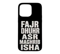 Carcasa para iPhone 15 Pro MAX Islamic Call To Prayer Fajr Dhuhr ASR Maghrib Isha Muslim