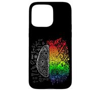 Carcasa para iPhone 15 Pro MAX Izquierda Derecha Cerebro Psicología Neurociencia Anatomía del Cerebro