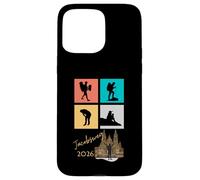 Carcasa para iPhone 15 Pro MAX Jacobsweg 2026 Diseño de Fases del Peregrino del Camino de Santiago