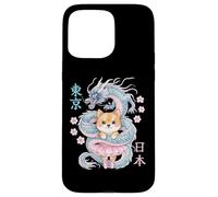 Carcasa para iPhone 15 Pro MAX Japonés Dragon Kawaii Ballet Ballerina Lindo Anime Amante