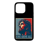Carcasa para iPhone 15 Pro MAX Jesucristo Rey sobre Toda Fe Cristiana