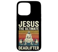 Carcasa para iPhone 15 Pro MAX Jesus The Ultimate Deadlifter