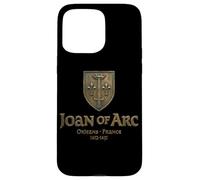 Carcasa para iPhone 15 Pro MAX Joan of ARC Crest Orleans France 1412-1431 Bronce