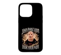 Carcasa para iPhone 15 Pro MAX John Pork's Here Hide Your Wife Bootleg Divertido