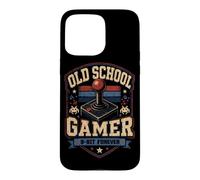 Carcasa para iPhone 15 Pro MAX Joystick Arcade Old School Gamer de 8 bits para Siempre