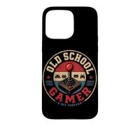 Carcasa para iPhone 15 Pro MAX Joystick Arcade Old School Gamer de 8 bits para Siempre