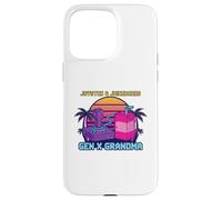 Carcasa para iPhone 15 Pro MAX Joystick & Juiceboxes Gen X Grandma Retro 80s 90s Gamer