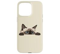 Carcasa para iPhone 15 Pro MAX Judging You Silently Ragdoll Ojos Azules Asoma