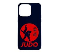 Carcasa para iPhone 15 Pro MAX Judo Artes Marciales Dojo Japonés Entrenamiento Grappling Throw