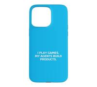 Carcasa para iPhone 15 Pro MAX Juego Juegos Mis Agentes Construir Productos Jugadores Hackathons Meme