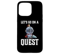 Carcasa para iPhone 15 Pro MAX Jugador RPG Let's Go On A Quest Knight Warrior Player