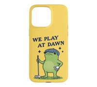 Carcasa para iPhone 15 Pro MAX Jugamos En Dibujos Animados De Golfista Rana A