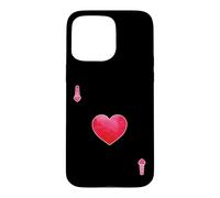 Carcasa para iPhone 15 Pro MAX Jugando a Las Cartas Ace of Hearts Skat Poker