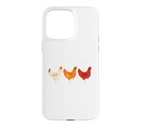 Carcasa para iPhone 15 Pro MAX Juguetes de Pollo para Coop Juguete de Pollo de Goma Traeger Pollo Rub
