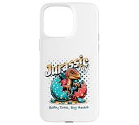 Carcasa para iPhone 15 Pro MAX Jurassic Joy Baby Dinosaur Big Heart Cute Dino Art