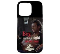 Carcasa para iPhone 15 Pro MAX Jurassic Park Dr. Ian Malcolm Right All The Time