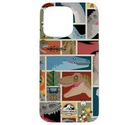 Carcasa para iPhone 15 Pro MAX Jurassic World Classified Creatures Postcard All Over Print