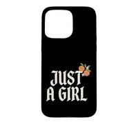 Carcasa para iPhone 15 Pro MAX Just A Girl Gothic Typography Design