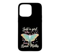 Carcasa para iPhone 15 Pro MAX Just A Girl Who Loves Luna Moths Moon Insect Lover
