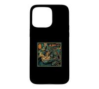 Carcasa para iPhone 15 Pro MAX Kaiju Ramen Monstruo Fideos Monstruo Japonés