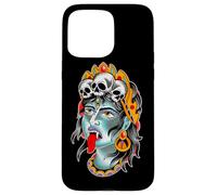Carcasa para iPhone 15 Pro MAX Kali Diosa de la Destrucción Oscuridad Muerte Renacimiento