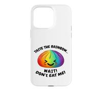 Carcasa para iPhone 15 Pro MAX Kawaii Rainbow Dumpling Squishy Raviolo Divertido Cutie