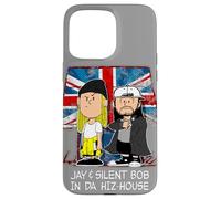 Carcasa para iPhone 15 Pro MAX Kevin Smith Jay & Silent Bob-Nuts Remix De Hiz-House Excl Reino Unido