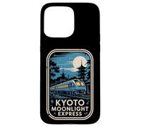 Carcasa para iPhone 15 Pro MAX Kioto Japón Ferrocarril Tren Japón Recuerdo Viaje Vintage Japón