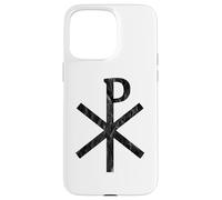 Carcasa para iPhone 15 Pro MAX La Cruz Chi-Rho - Símbolo De Jesucristo - Vintage