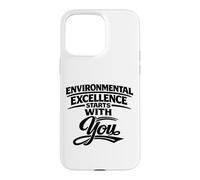 Carcasa para iPhone 15 Pro MAX La Excelencia Ambiental Comienza contigo - Regalo para HSSE