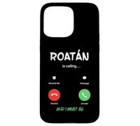 Carcasa para iPhone 15 Pro MAX La Isla de Roatán está Llamando y Debo IR a Honduras de Viaje