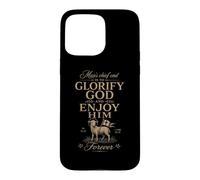 Carcasa para iPhone 15 Pro MAX La teología reformada glorifica a Dios Christian Westminster Cita