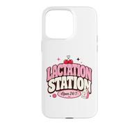 Carcasa para iPhone 15 Pro MAX Lactation Station, Lactating Mothers Breastfeeding New Mom