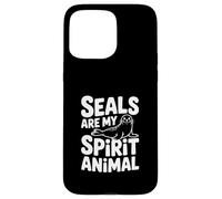 Carcasa para iPhone 15 Pro MAX Las focas Son mi espíritu Animal Cool Seal Lover