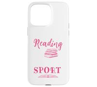 Carcasa para iPhone 15 Pro MAX Leer es mi Lector de Gusanos de Biblioteca para Amantes de los Libros Deportivos