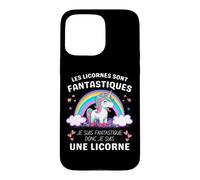 Carcasa para iPhone 15 Pro MAX Les Licornes Sont Fantastiques Cadeau Licorne Adulto Humor