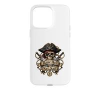 Carcasa para iPhone 15 Pro MAX Levanta el Infierno y zarpa Pirate Skull Nautical Adventure