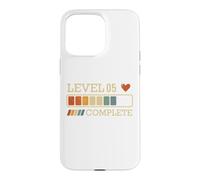 Carcasa para iPhone 15 Pro MAX Level 05 Complete Vintage 05 Years 5th Wedding Anniversary
