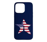 Carcasa para iPhone 15 Pro MAX Libertad Bandera Americana Estados Unidos América Patriota Estrella