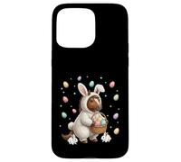 Carcasa para iPhone 15 Pro MAX Lindo Conejo de Pascua con Huevos diseño de Caballo caprichoso