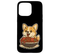 Carcasa para iPhone 15 Pro MAX Lindo Corgi Spaghetti Pasta Lover