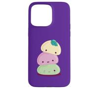 Carcasa para iPhone 15 Pro MAX Lindos Personajes de Mochi Kawaii Apilados
