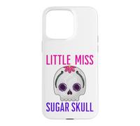 Carcasa para iPhone 15 Pro MAX Little Miss Sugar Skull Divertido Niño Niña Chica Mexicana Diversión