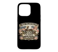 Carcasa para iPhone 15 Pro MAX Llevé Uniforme Durante 250 años, Veterano de la Libertad, Eagle Flags, EE. UU.