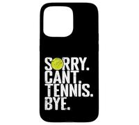 Carcasa para iPhone 15 Pro MAX Lo Siento, no Puedo Tenis Adiós Tenis Humor