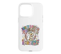 Carcasa para iPhone 15 Pro MAX Lo Siento, perdí tu Llamada Estaba Ocupado Golfing Duck