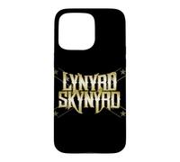Carcasa para iPhone 15 Pro MAX Logotipo de Lynyrd Skynyrd, Campesino sureño, Vintage, Rock de los 70, Dorado