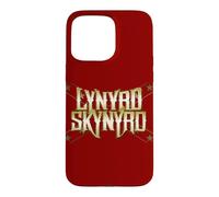 Carcasa para iPhone 15 Pro MAX Logotipo de Lynyrd Skynyrd, Campesino sureño, Vintage, Rock de los 70, Dorado